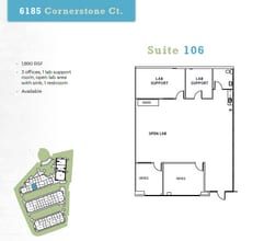 6185 Cornerstone Ct E, San Diego, CA for lease Floor Plan- Image 1 of 1