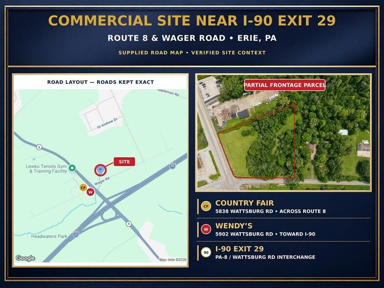 2042 Wager Rd, Erie, PA à vendre - Photo du bâtiment - Image 1 de 9