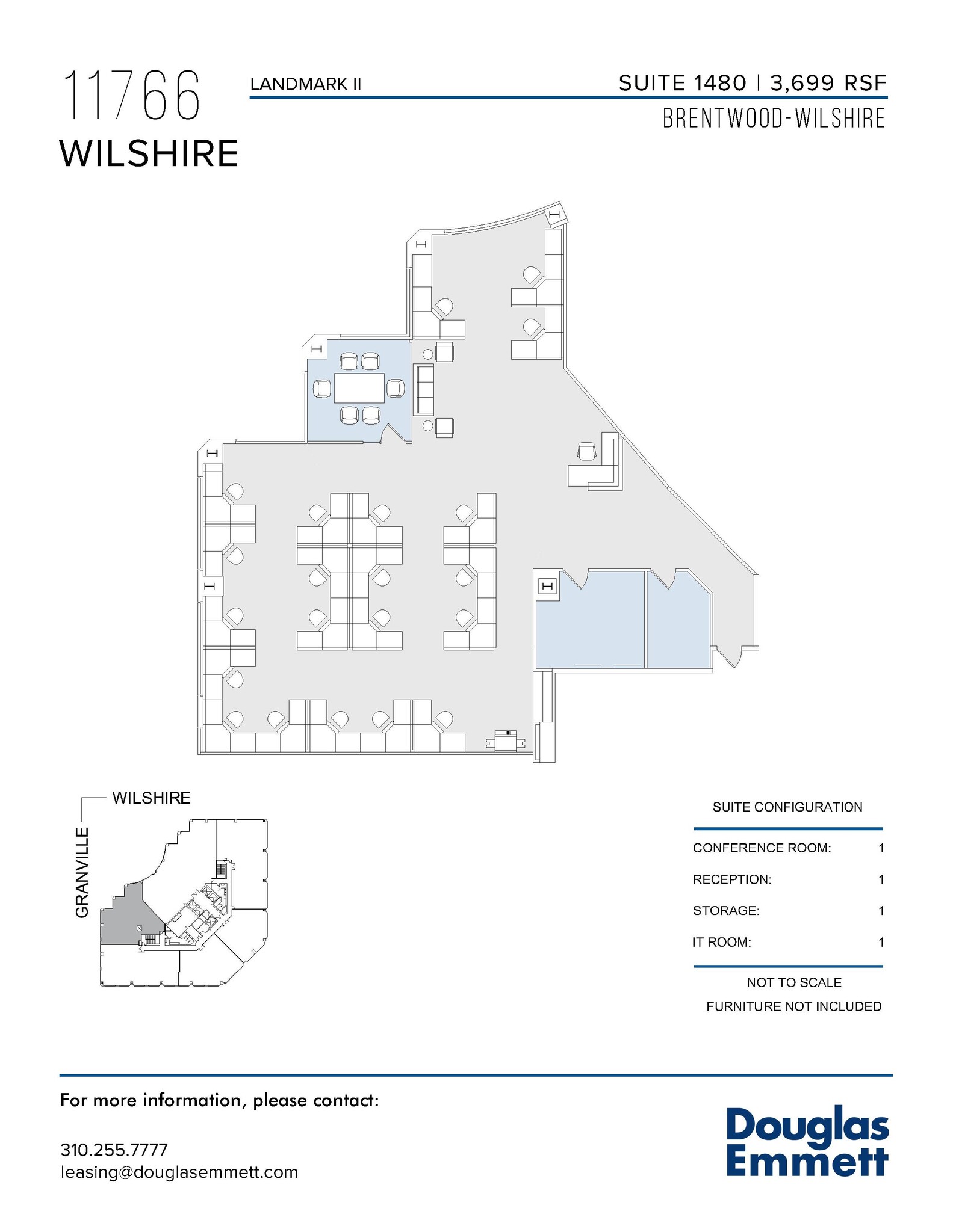 11766 Wilshire Blvd, Los Angeles, CA à louer Plan d’étage- Image 1 de 1