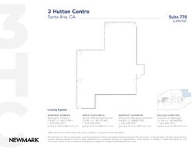 3 Hutton Centre Dr, Santa Ana, CA for lease Floor Plan- Image 1 of 2