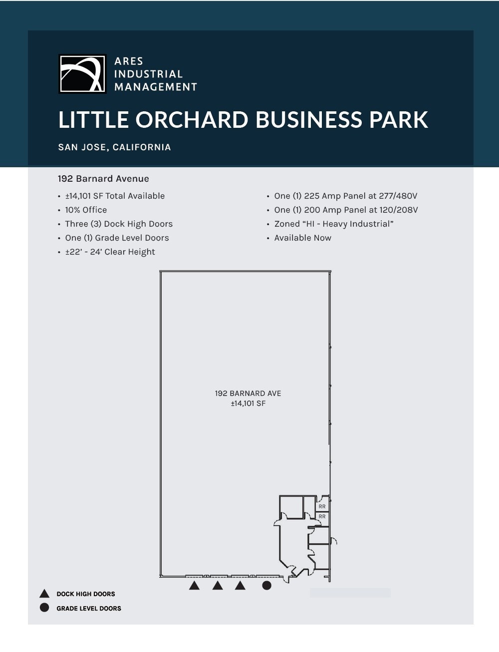 1712-1792 Little Orchard St, San Jose, CA à louer Plan d’étage- Image 1 de 2
