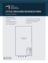 1712-1792 Little Orchard St, San Jose, CA à louer Plan d’étage- Image 1 de 2