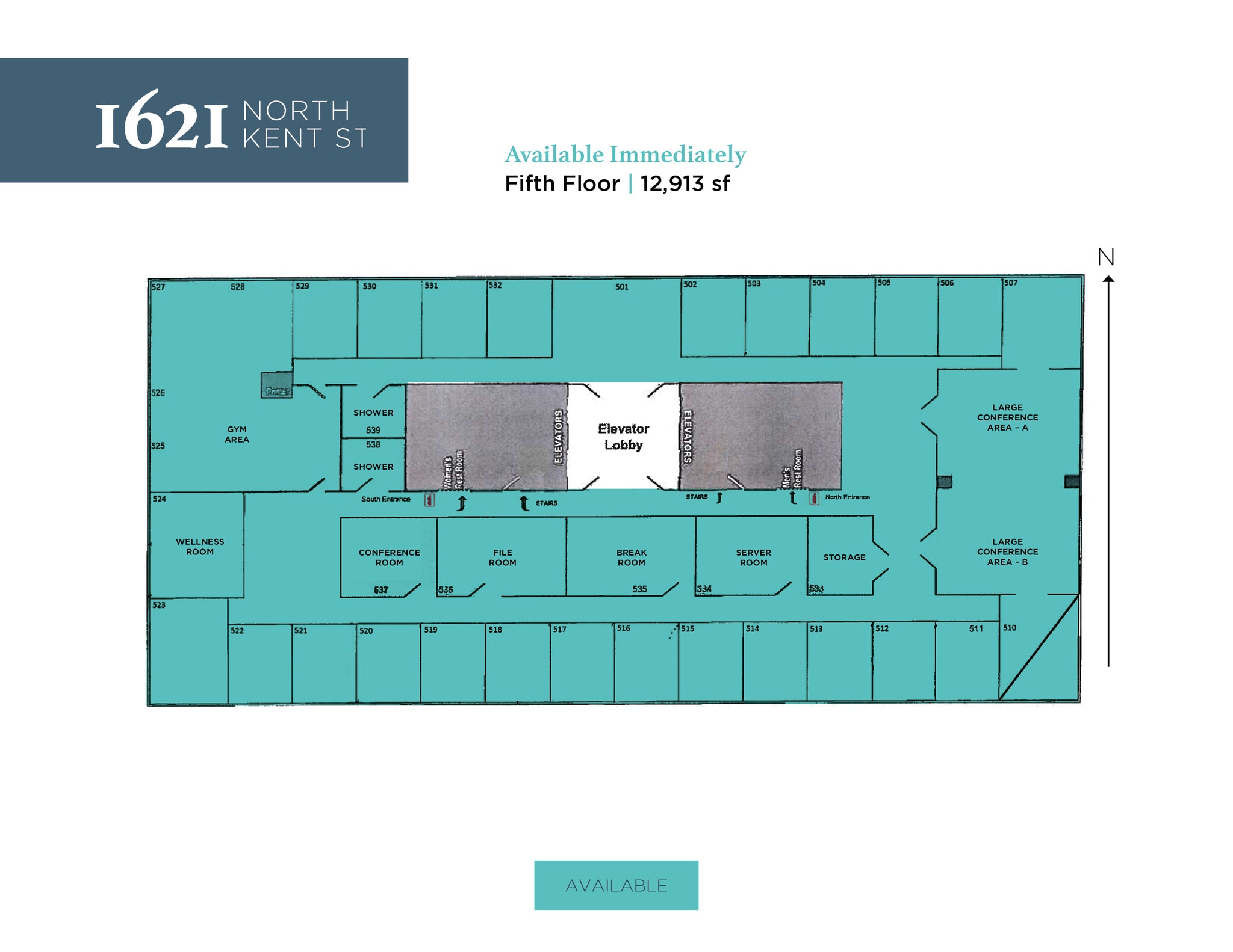 1621 N Kent St, Arlington, VA for lease Floor Plan- Image 1 of 1