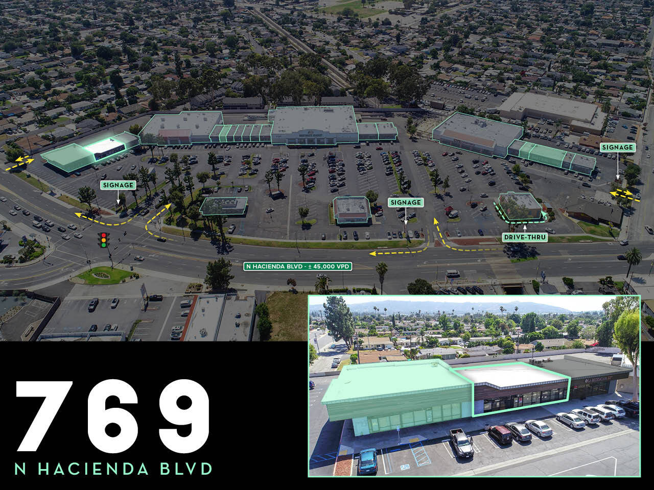 755-899 N Hacienda Blvd, La Puente, CA for lease Building Photo- Image 1 of 1