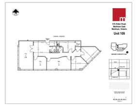 610 Alden Rd, Markham, ON for lease Floor Plan- Image 1 of 1