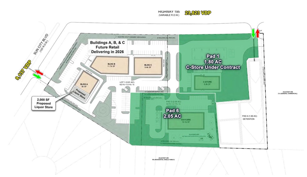 TX-195 & Sun City Blvd, Georgetown, TX for sale - Building Photo - Image 2 of 9