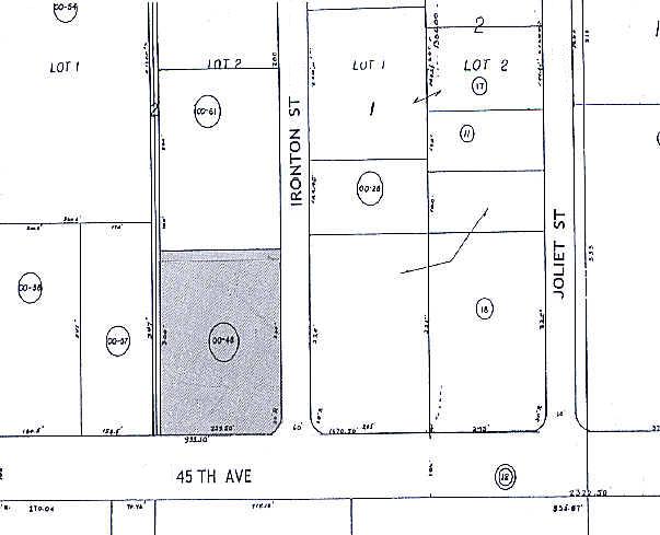 4525 Ironton St, Denver, CO à vendre - Plan cadastral - Image 3 de 7