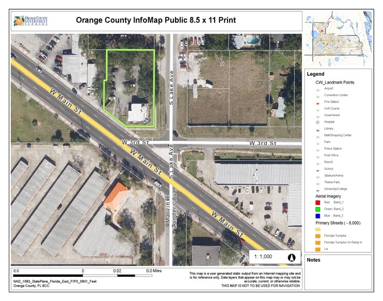 101 W Main St, Apopka, FL for lease - Aerial - Image 3 of 5