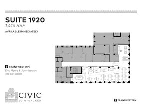20 N Wacker Dr, Chicago, IL à louer Plan d’étage- Image 1 de 1