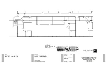 2600 S Telegraph Rd, Bloomfield Hills, MI à louer Plan d  tage- Image 2 de 3