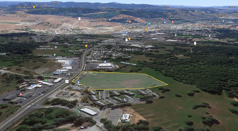 493 Main st, Angels Camp, CA for sale - Aerial - Image 3 of 15