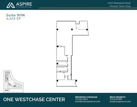 10777 Westheimer Rd, Houston, TX for lease Floor Plan- Image 1 of 1