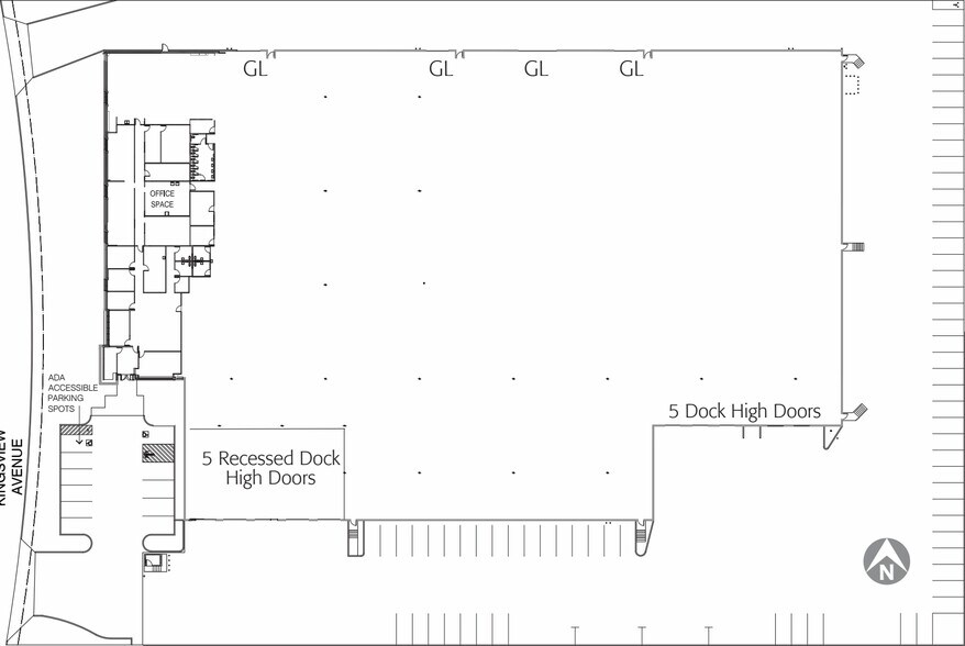17120 S Kingsview Ave, Carson, CA for lease - Site Plan - Image 2 of 2