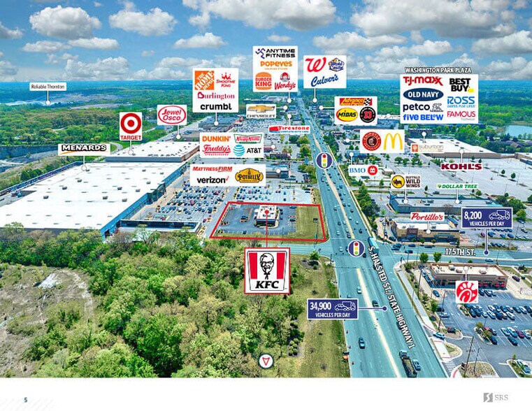 17505 Halsted St, Homewood, IL à vendre - Photo du bâtiment - Image 3 de 7