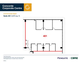 3 Concorde Gate, Toronto, ON for lease Floor Plan- Image 1 of 1