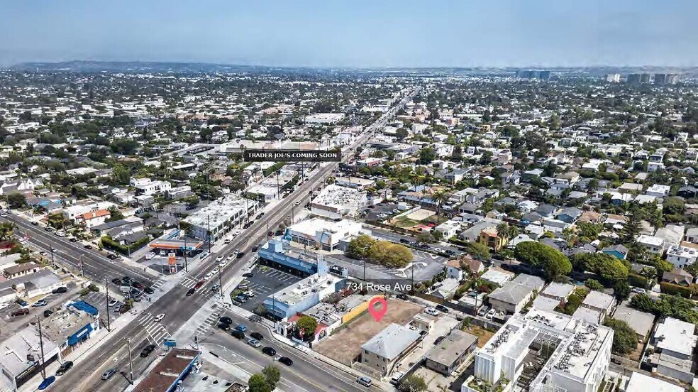 734 Rose Ave, Venice, CA à vendre - Aérien - Image 3 de 3