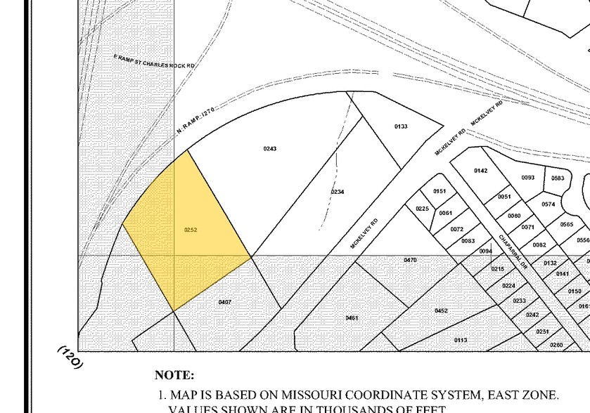 3165 Mckelvey Rd, Bridgeton, MO à vendre - Plan cadastral - Image 2 de 7