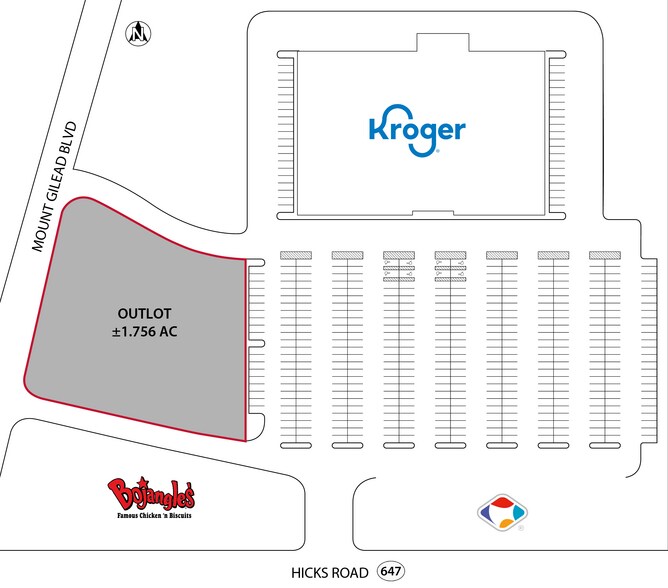 2801 Hicks Rd, North Chesterfield, VA à louer - Plan de site - Image 2 de 2