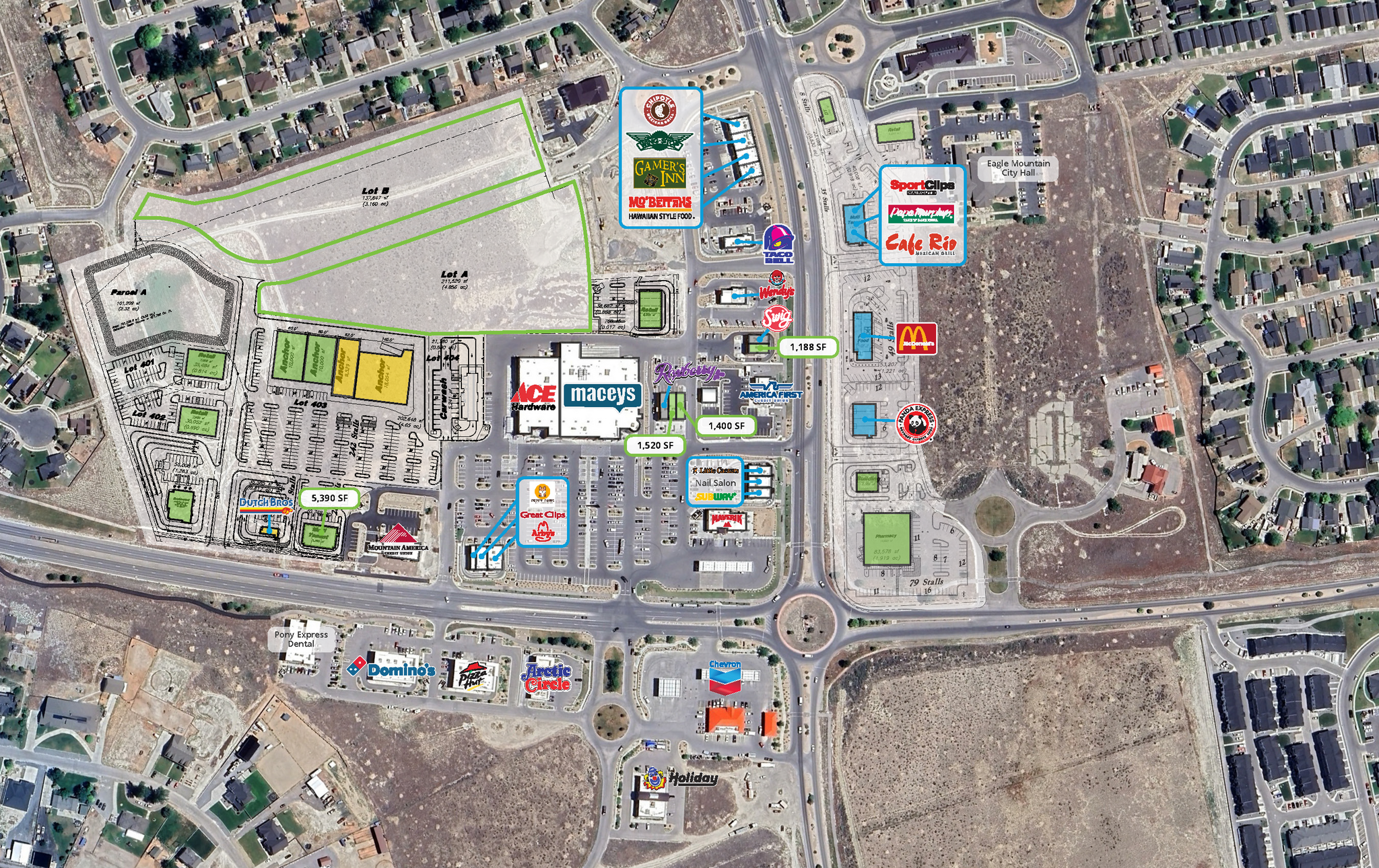 Eagle Mountain Blvd, Eagle Mountain, UT for lease Site Plan- Image 1 of 3