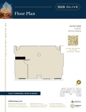 509 Olive Way, Seattle, WA à louer Plan de site- Image 1 de 1