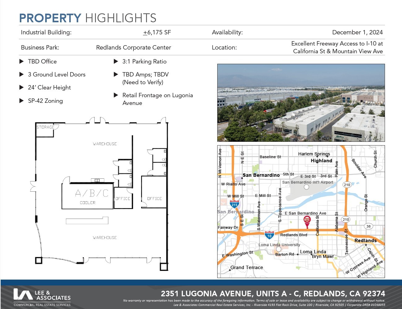 1115 Research Dr, Redlands, CA à louer Plan d  tage- Image 1 de 2