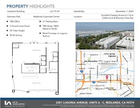 1115 Research Dr, Redlands, CA à louer Plan d  tage- Image 1 de 2