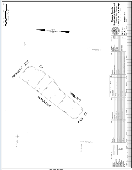 1245 Broadway, Hewlett, NY à louer - Plan cadastral - Image 2 de 2