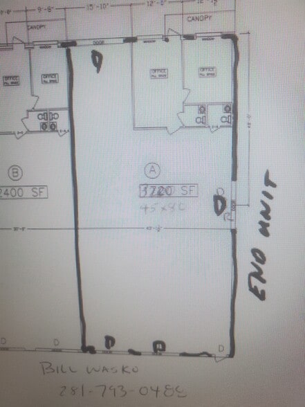 1821 Dickinson Ave, Dickinson, TX for lease - Floor Plan - Image 3 of 16