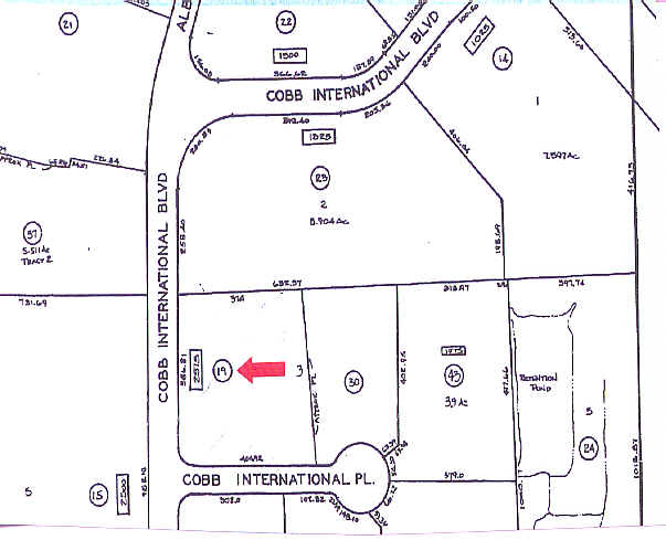 2575 Cobb International Blvd, Kennesaw, GA à louer - Plan cadastral - Image 3 de 4