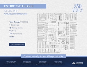 250 Vesey St, New York, NY à louer Plan d’étage- Image 1 de 1
