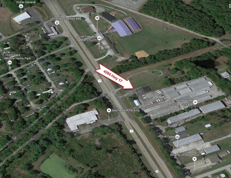 4265 US Highway 17 N, Brunswick, GA à vendre - Photo du bâtiment - Image 2 de 11