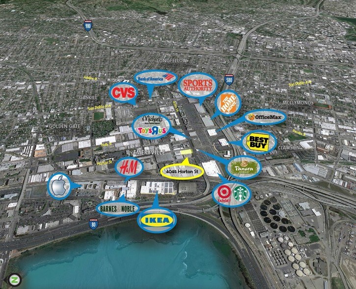 4056 Hubbard St, Emeryville, CA à louer - Aérien - Image 2 de 10