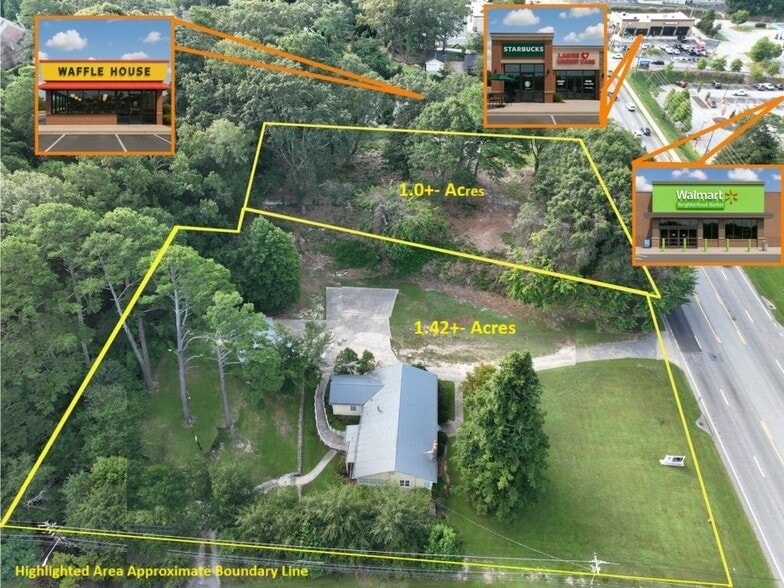 1566 Thompson Bridge Rd, Gainesville, GA à vendre - Aérien - Image 1 de 2