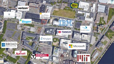 275 Third St, Cambridge, MA - AERIAL  map view