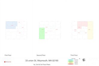 33 Union St, Weymouth, MA à louer Plan de site- Image 1 de 1