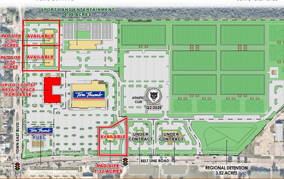 3200 N Belt Line Rd, Sunnyvale, TX for sale - Site Plan - Image 1 of 1
