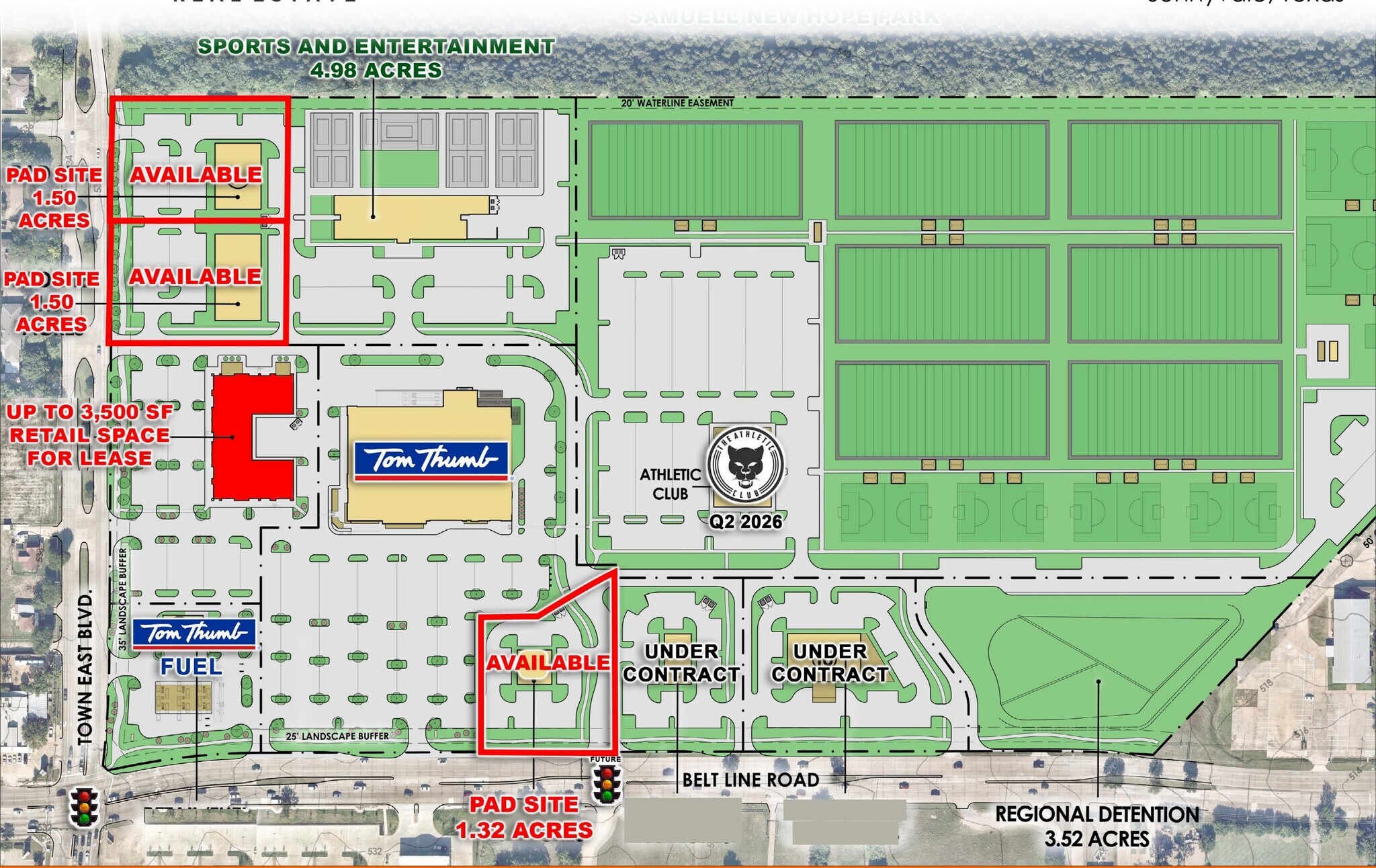 TBD Town East Blvd, Sunnyvale, TX à louer Plan de site- Image 1 de 2