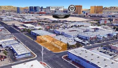 5860-5880 S Valley View Blvd, Las Vegas, NV - AÉRIEN  Vue de la carte