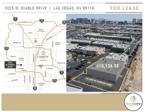 5025 W Diablo Dr, Las Vegas, NV - Aerial  map view