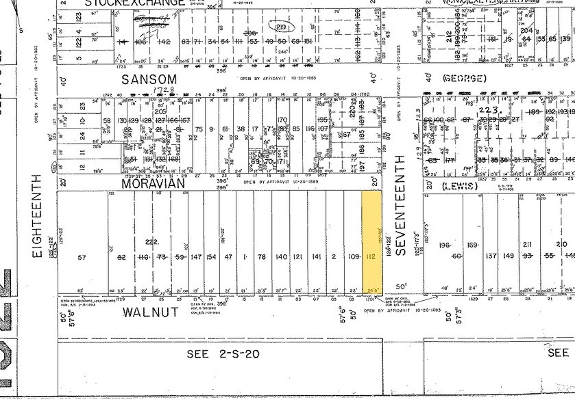 1701 Walnut St, Philadelphia, PA à louer - Plan cadastral - Image 2 de 10