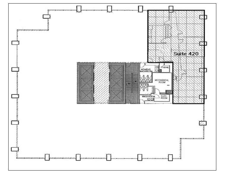 635 8th Ave SW, Calgary, AB à louer Plan d  tage- Image 1 de 1