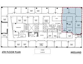 600 Marienfeld St, Midland, TX for lease Site Plan- Image 1 of 1
