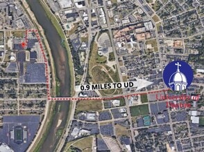 835 S Edwin C Moses Blvd, Dayton, OH - AERIAL  map view