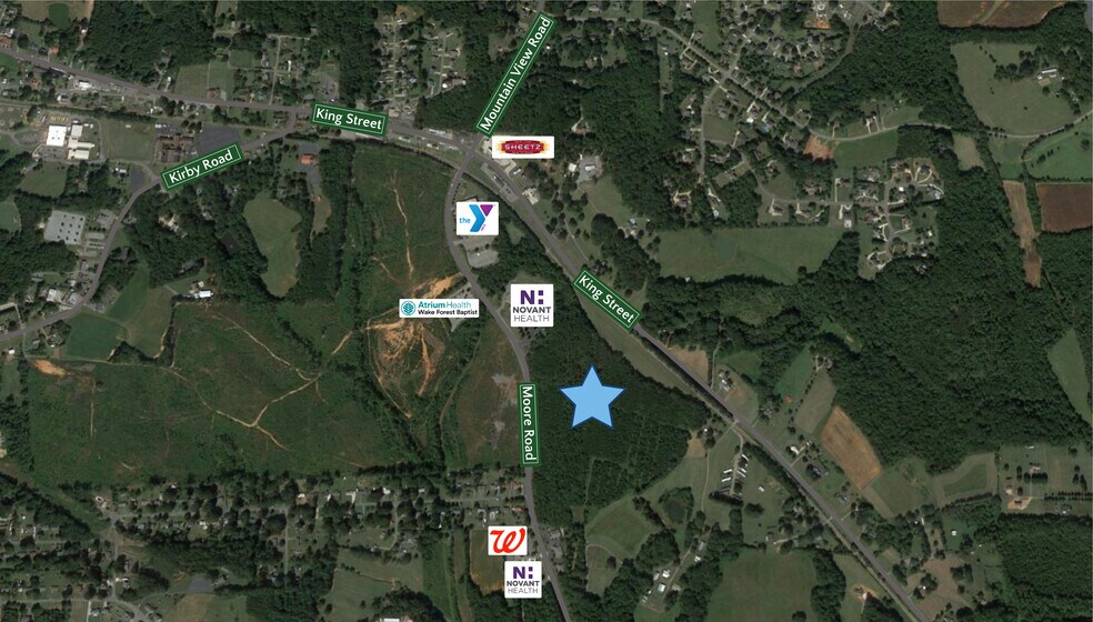 0 Moore Rd. Moore, King, NC à vendre - Aérien - Image 2 de 2