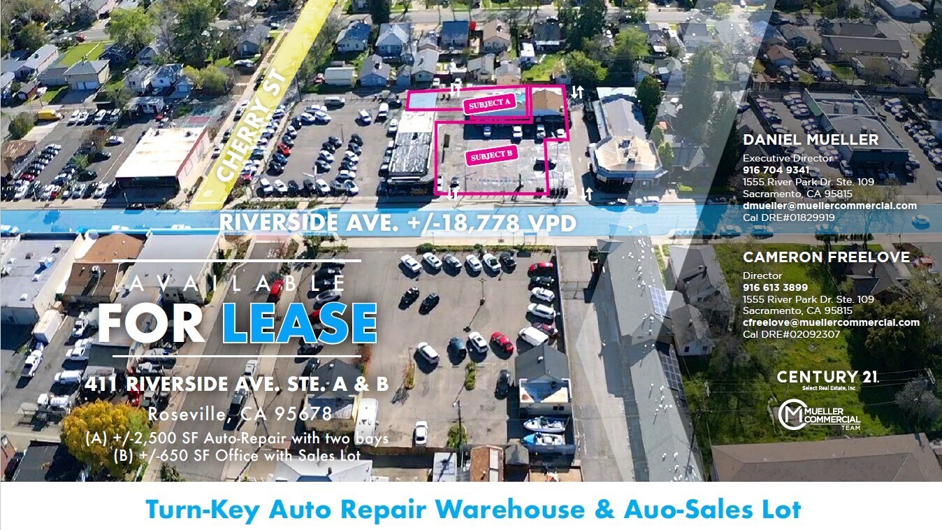 411 Riverside Ave, Roseville, CA à louer Photo principale- Image 1 de 12