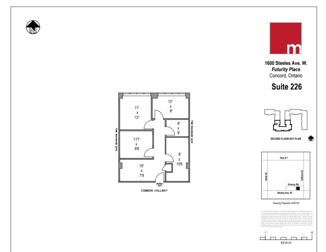 1600 Steeles Ave W, Vaughan, ON for lease Floor Plan- Image 1 of 1