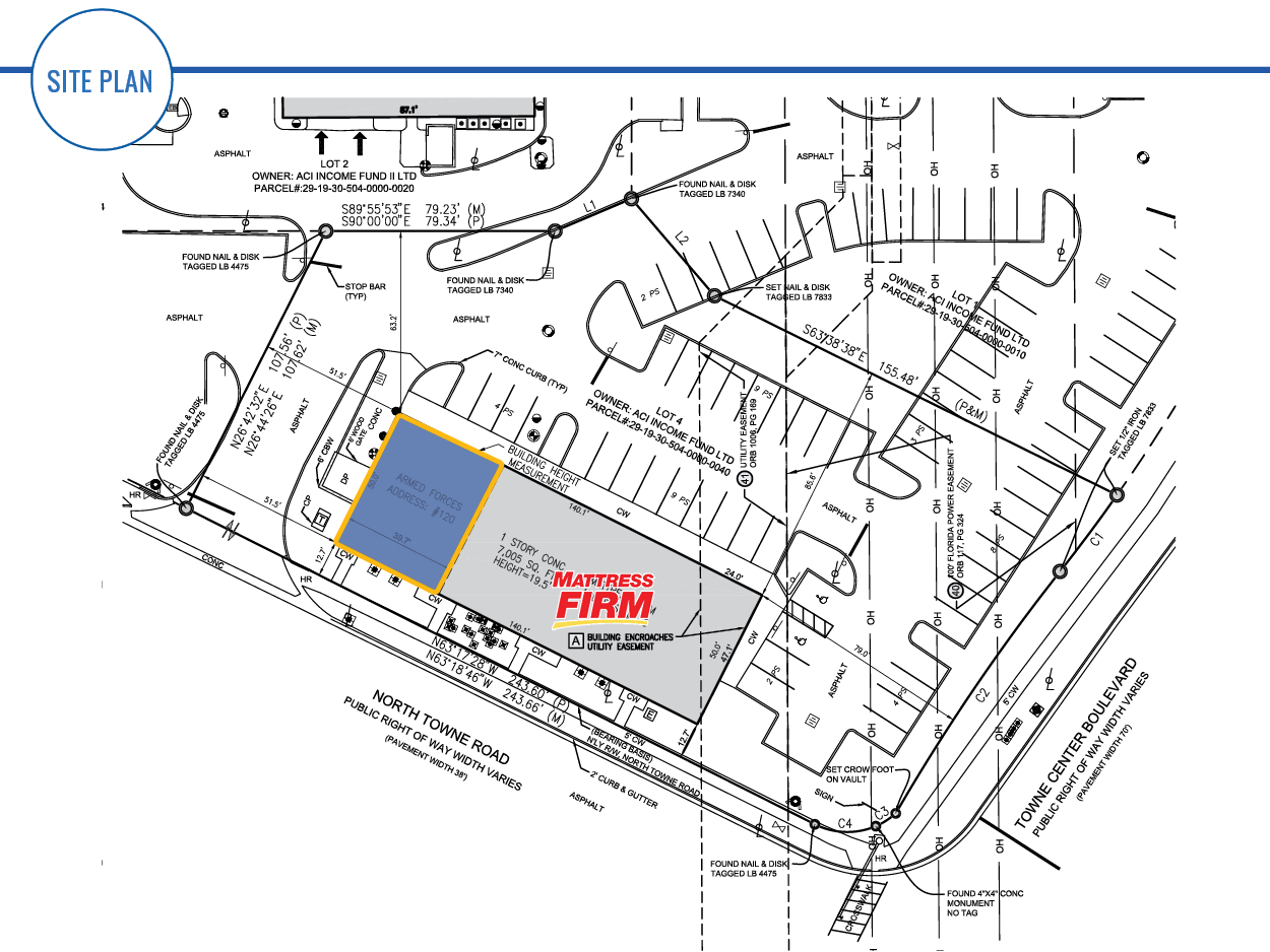 120 Towne Center Blvd, Sanford, FL à louer Plan d  tage- Image 1 de 2