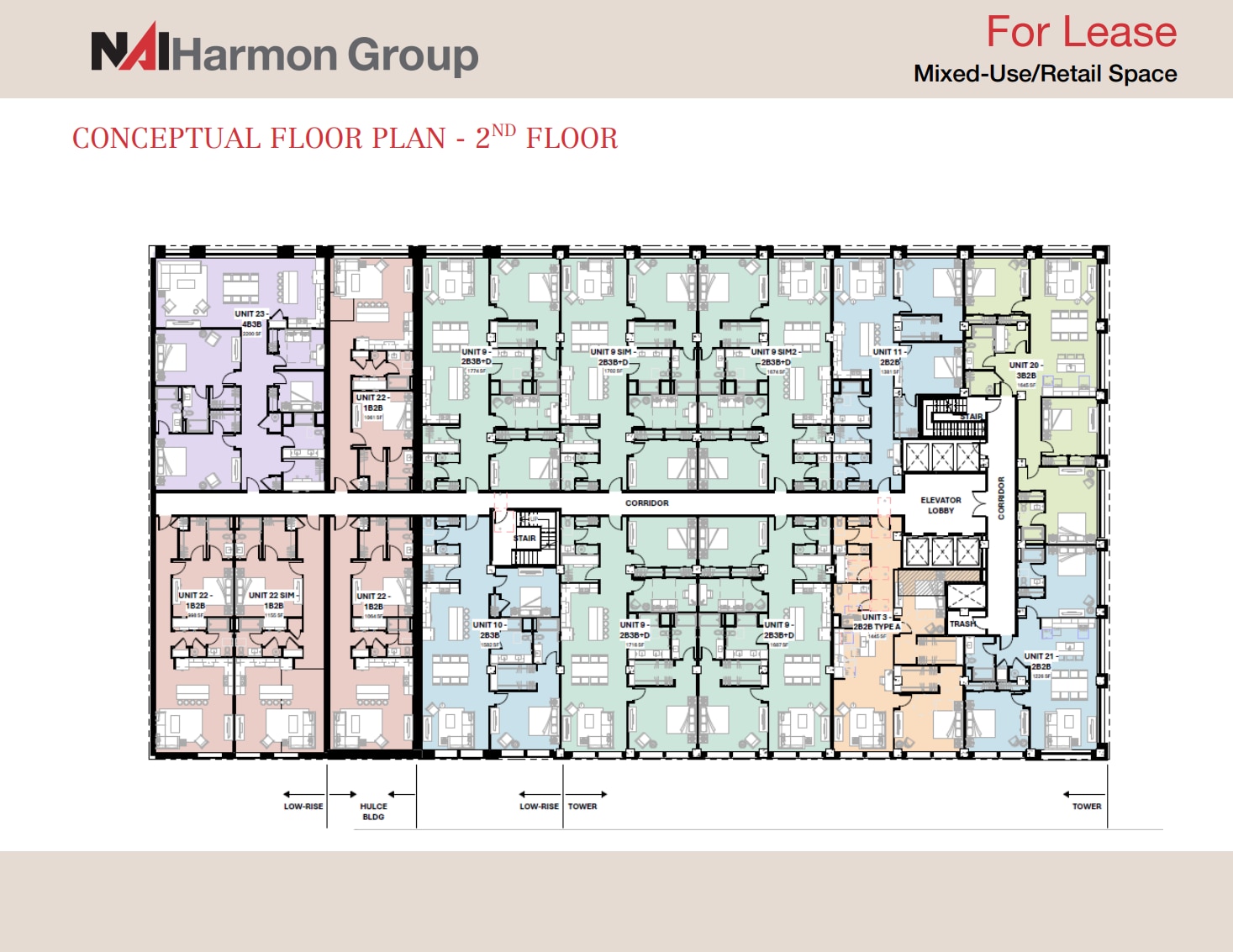 608 Madison Ave, Toledo, OH à louer Plan d’étage- Image 1 de 1