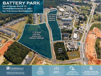 Plus de détails pour 0 Threlkeld Blvd, Anderson, SC - Terrain à vendre