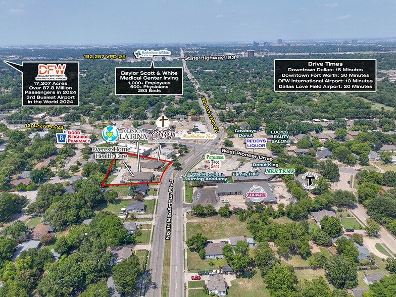 615 N MacArthur Blvd, Irving, TX à vendre - Photo du bâtiment - Image 1 de 9